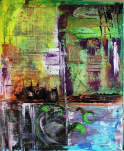 Acrylics on 60x50cm Canvas