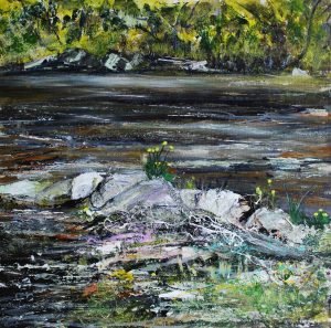 Liddle Water Acrylic on canvas